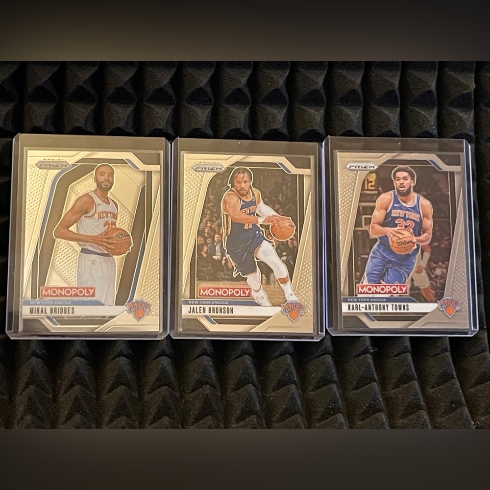 2024 PANINI PRIZM MONOPOLY SET-BRUNSON-BRIDGES-TOWNS-NEW YORK KNICKS